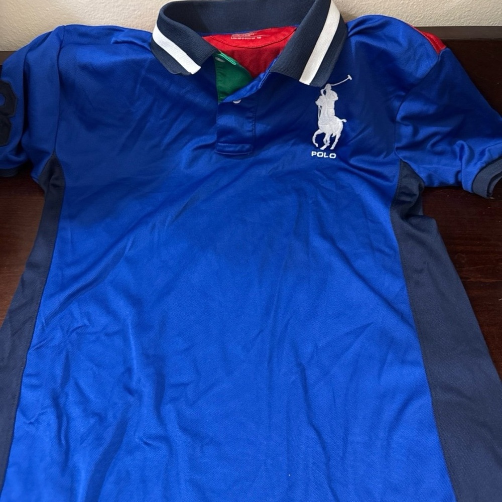 Polo by Ralph Lauren Royal Blue & Navy Short-Sleeve Polo